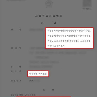 음주뺑소니 집행유예｜도주치상·위험운전치상 등 다수 혐의, 피해자 합의로 선처 받은 사례